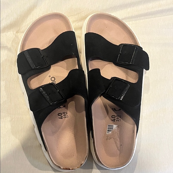 Papillio Black Women's Sandals by Birkenstock size 40 - Picture 1 of 5